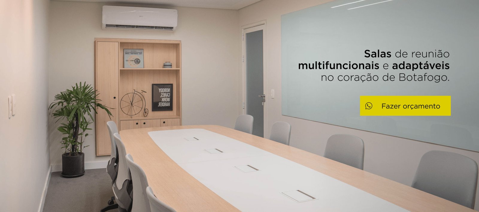 Salas de reunião multifuncionais em Botafogo
